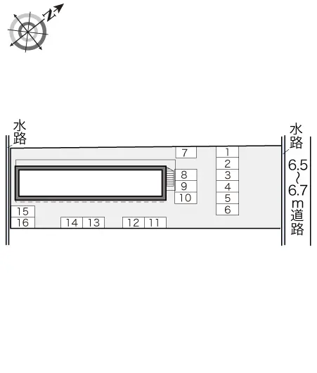 ★手数料０円★四日市市日永西３丁目　月極駐車場（LP）